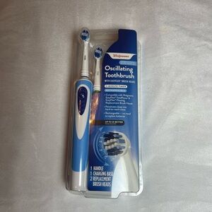 Walgreens Rechargeable Oscillating Toothbrush — Blue